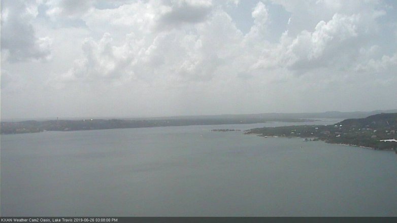 Lake Travis webcam, June 26, 2019 2:10 PM CT