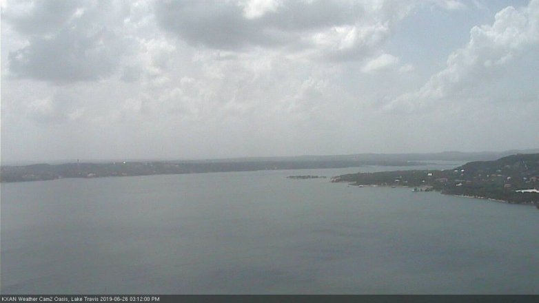 Lake Travis webcam, June 26, 2019 2:15 PM CT