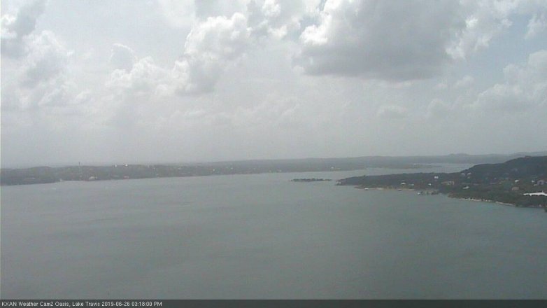 Lake Travis webcam, June 26, 2019 2:20 PM CT