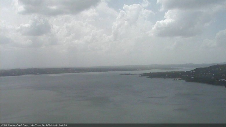 Lake Travis webcam, June 26, 2019 2:25 PM CT