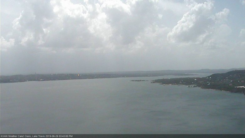 Lake Travis webcam, June 26, 2019 2:45 PM CT