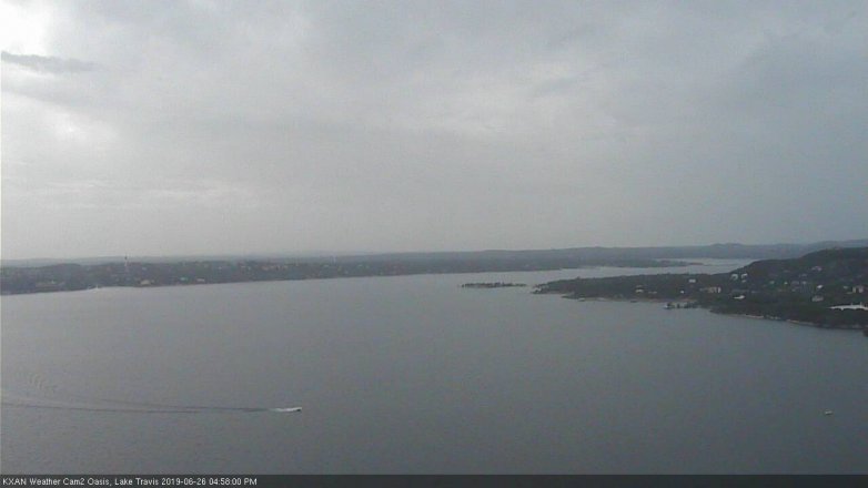 Lake Travis webcam, June 26, 2019 4:00 PM CT
