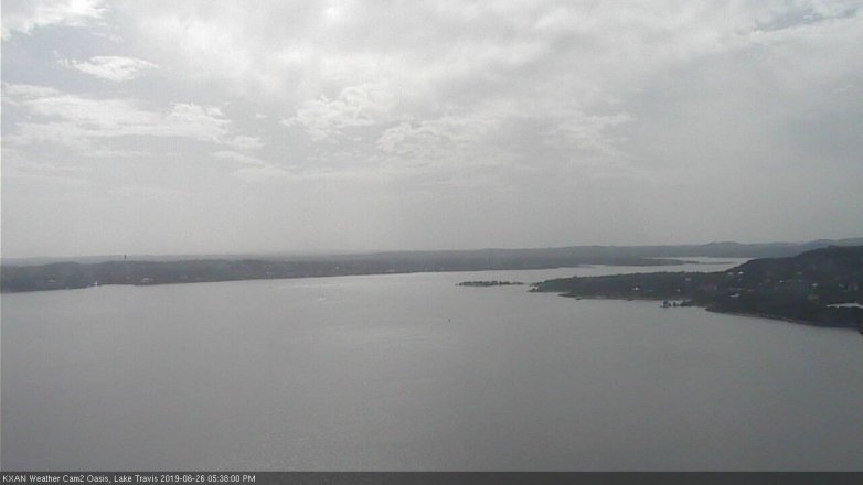 Lake Travis webcam, June 26, 2019 4:40 PM CT