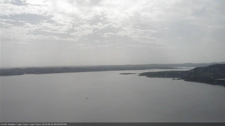 Lake Travis webcam, June 26, 2019 4:50 PM CT