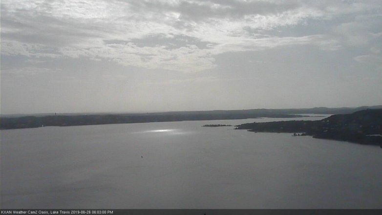 Lake Travis webcam, June 26, 2019 5:05 PM CT