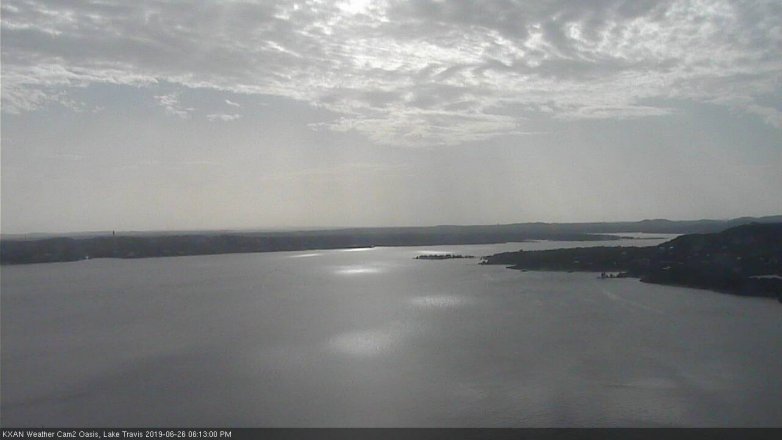 Lake Travis webcam, June 26, 2019 5:15 PM CT