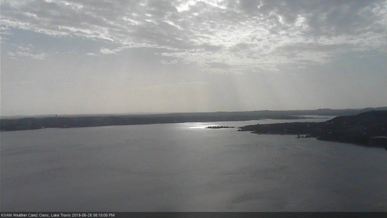 Lake Travis webcam, June 26, 2019 5:20 PM CT