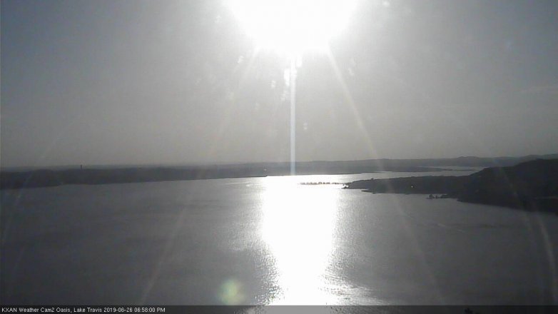 Lake Travis webcam, June 26, 2019 6:00 PM CT