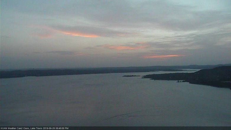 Lake Travis webcam, June 26, 2019 7:50 PM CT