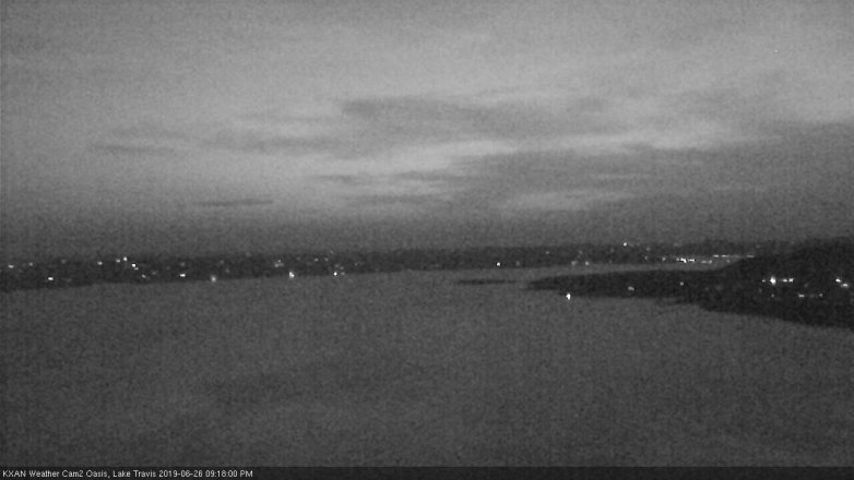 Lake Travis webcam, June 26, 2019 8:20 PM CT