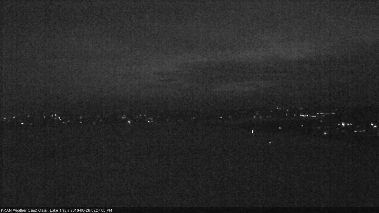 Lake Travis webcam, June 26, 2019 8:30 PM CT