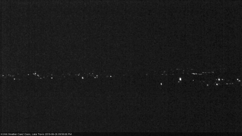 Lake Travis webcam, June 26, 2019 9:00 PM CT