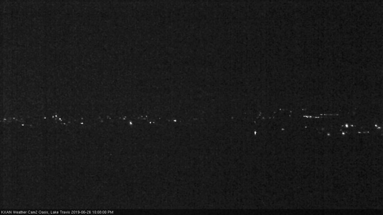 Lake Travis webcam, June 26, 2019 9:10 PM CT