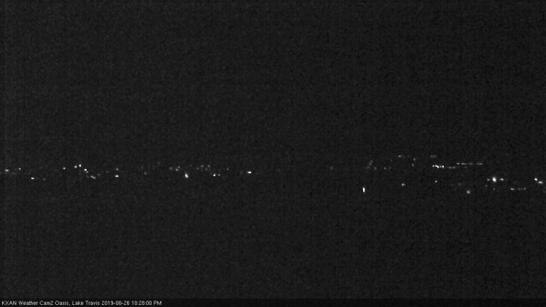 Lake Travis webcam, June 26, 2019 9:30 PM CT