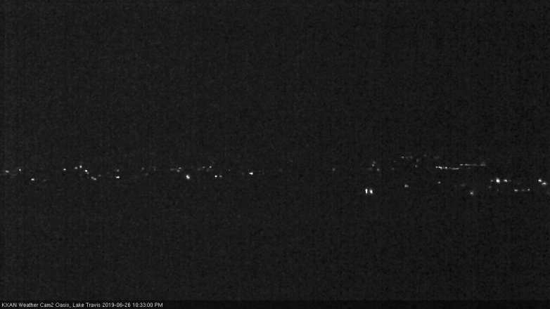 Lake Travis webcam, June 26, 2019 9:35 PM CT