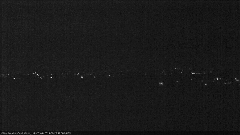 Lake Travis webcam, June 26, 2019 9:40 PM CT