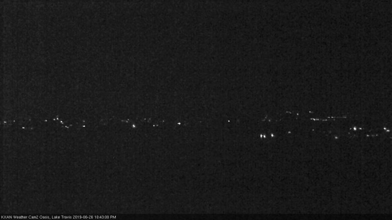 Lake Travis webcam, June 26, 2019 9:45 PM CT