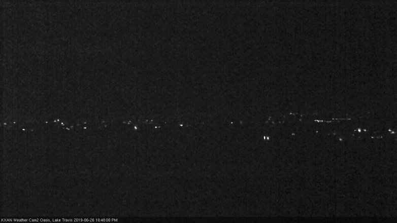 Lake Travis webcam, June 26, 2019 9:50 PM CT