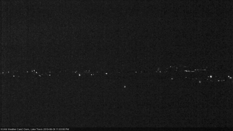 Lake Travis webcam, June 26, 2019 10:05 PM CT