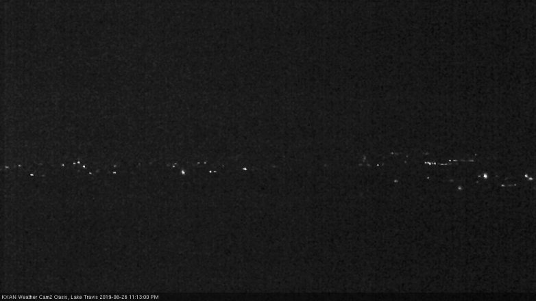 Lake Travis webcam, June 26, 2019 10:15 PM CT