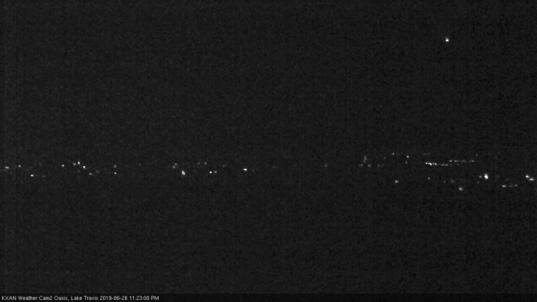Lake Travis webcam, June 26, 2019 10:25 PM CT