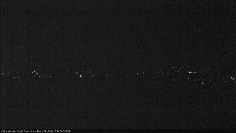 Lake Travis webcam, June 26, 2019 10:40 PM CT