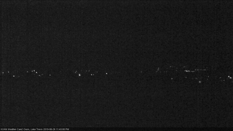 Lake Travis webcam, June 26, 2019 10:45 PM CT