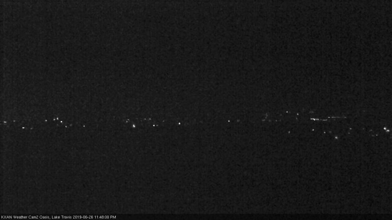 Lake Travis webcam, June 26, 2019 10:50 PM CT