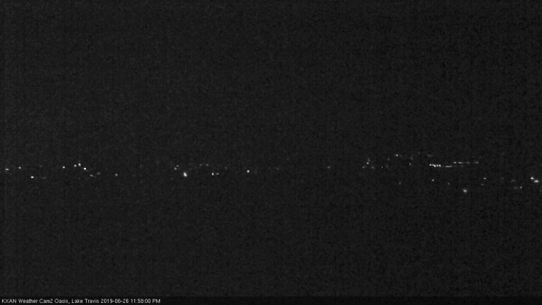 Lake Travis webcam, June 26, 2019 11:00 PM CT