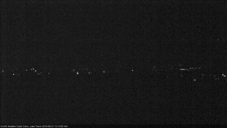 Lake Travis webcam, June 26, 2019 11:15 PM CT