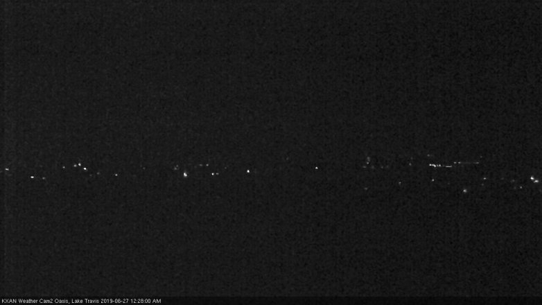 Lake Travis webcam, June 26, 2019 11:30 PM CT