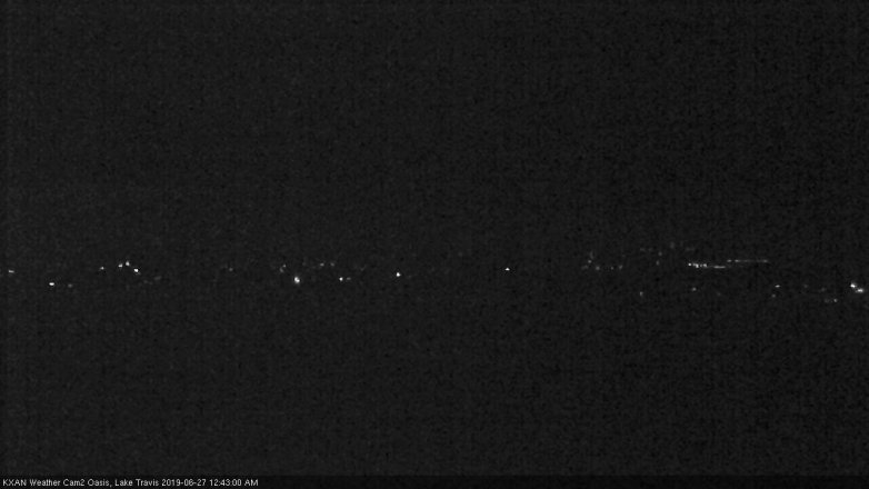 Lake Travis webcam, June 26, 2019 11:45 PM CT