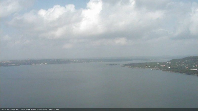 Lake Travis webcam, June 27, 2019 9:10 AM CT