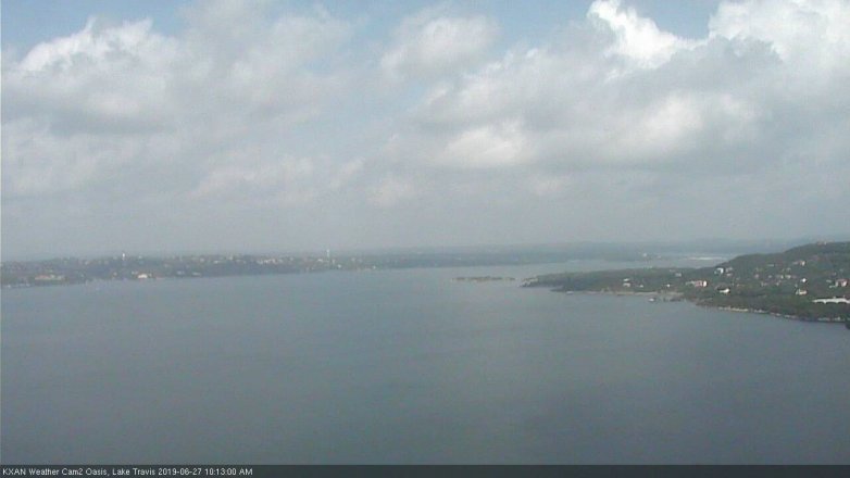 Lake Travis webcam, June 27, 2019 9:15 AM CT