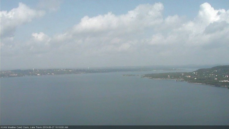 Lake Travis webcam, June 27, 2019 9:20 AM CT