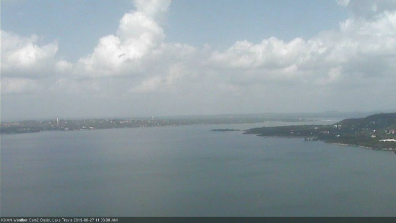 Lake Travis webcam, June 27, 2019 10:05 AM CT