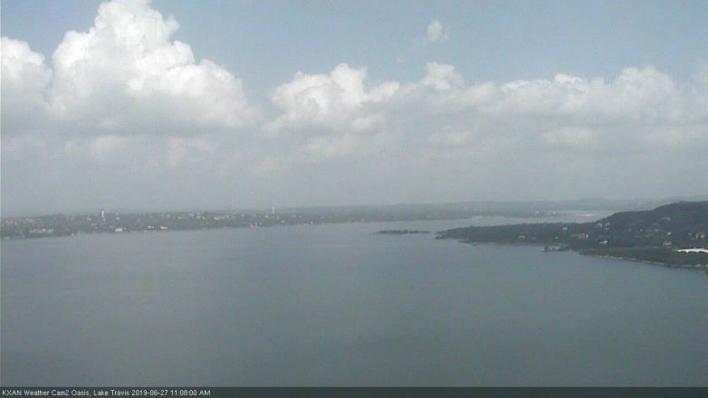 Lake Travis webcam, June 27, 2019 10:10 AM CT
