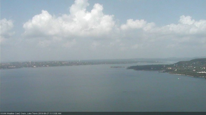 Lake Travis webcam, June 27, 2019 10:15 AM CT