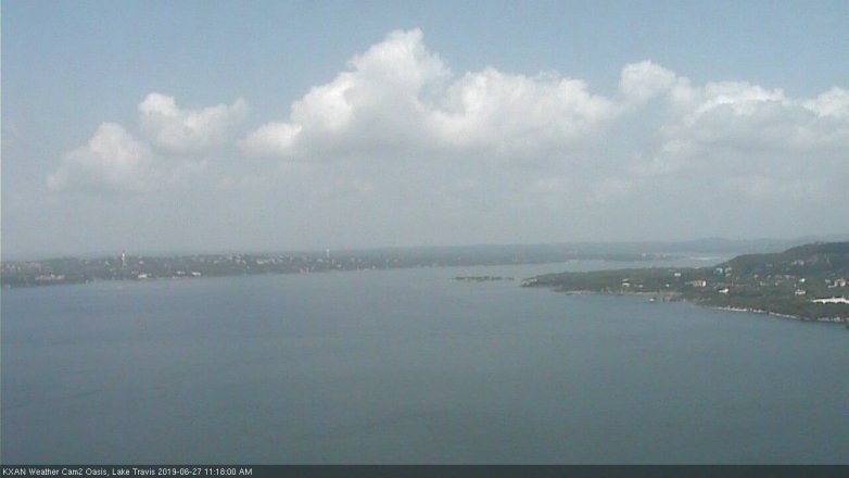 Lake Travis webcam, June 27, 2019 10:20 AM CT