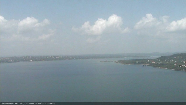 Lake Travis webcam, June 27, 2019 10:25 AM CT