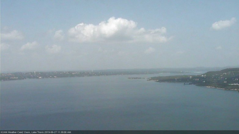 Lake Travis webcam, June 27, 2019 10:40 AM CT