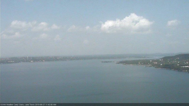 Lake Travis webcam, June 27, 2019 10:45 AM CT