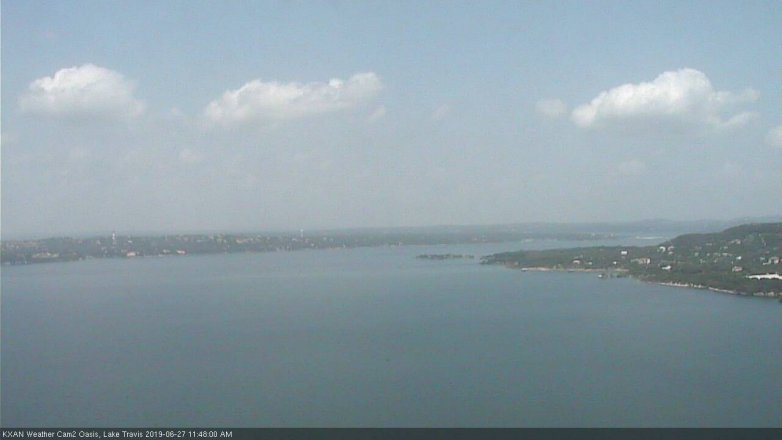 Lake Travis webcam, June 27, 2019 10:50 AM CT