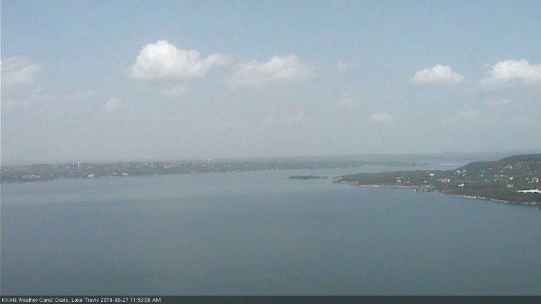 Lake Travis webcam, June 27, 2019 10:55 AM CT