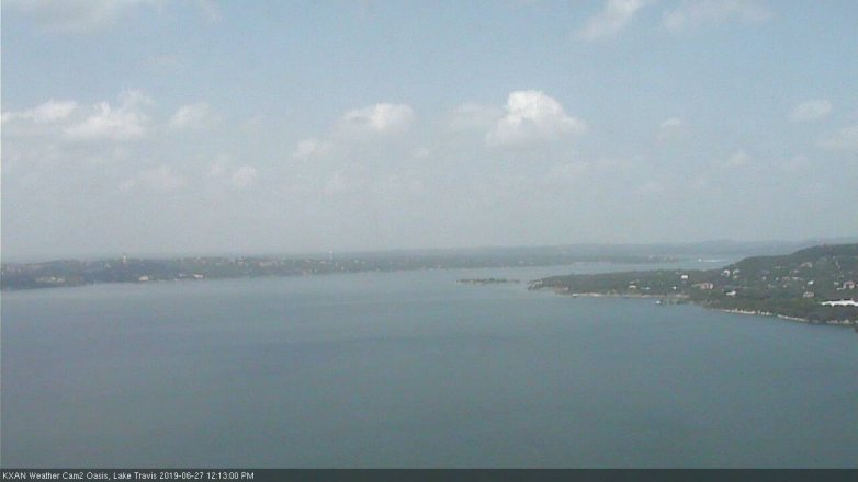 Lake Travis webcam, June 27, 2019 11:15 AM CT