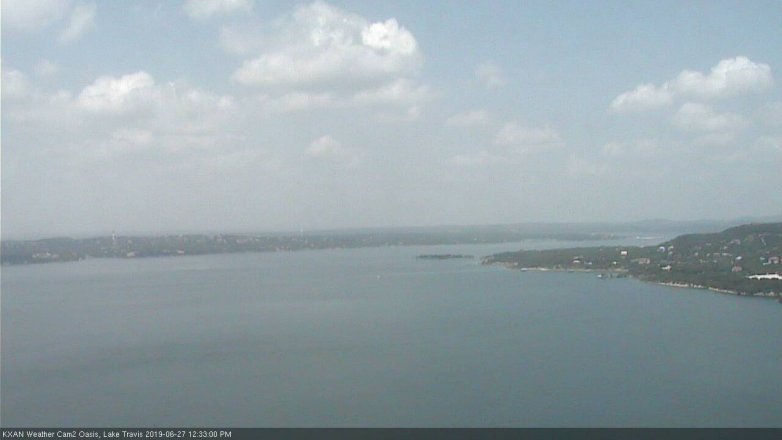 Lake Travis webcam, June 27, 2019 11:35 AM CT