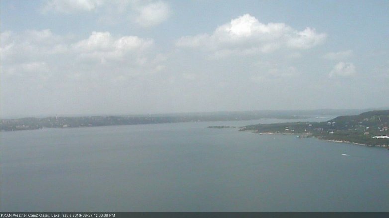 Lake Travis webcam, June 27, 2019 11:40 AM CT