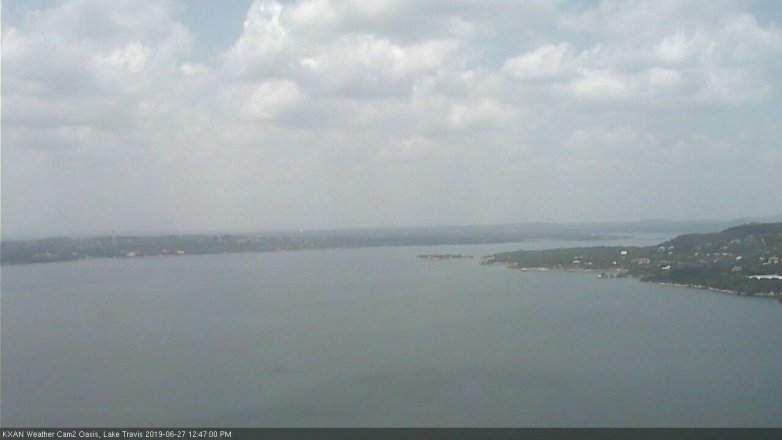 Lake Travis webcam, June 27, 2019 11:50 AM CT