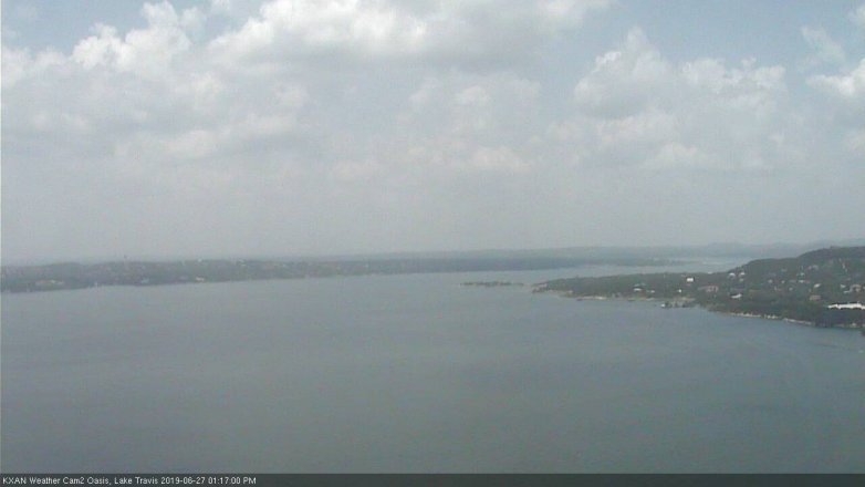 Lake Travis webcam, June 27, 2019 12:20 PM CT