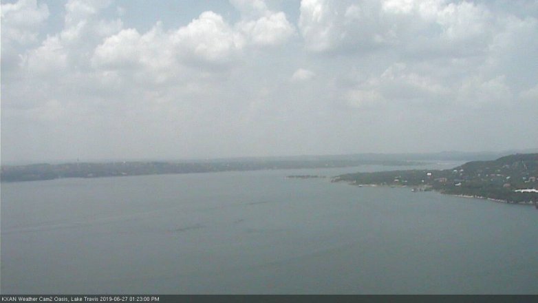 Lake Travis webcam, June 27, 2019 12:25 PM CT